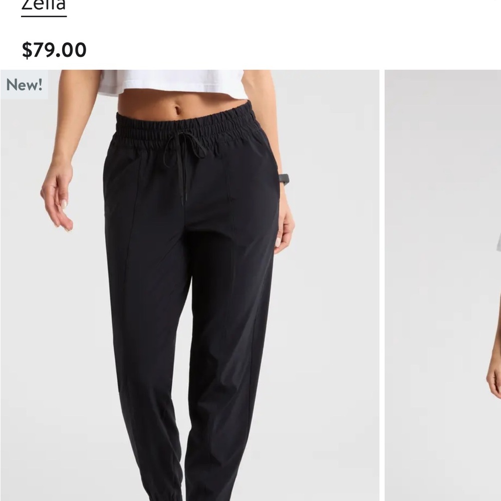 Zella Women's Black Jogger Pants—NWT